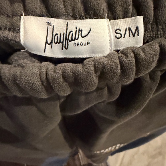 The Mayfair Group “Made You Smile” Sweatpants! size S/M women’s! Black. - Picture 11 of 11